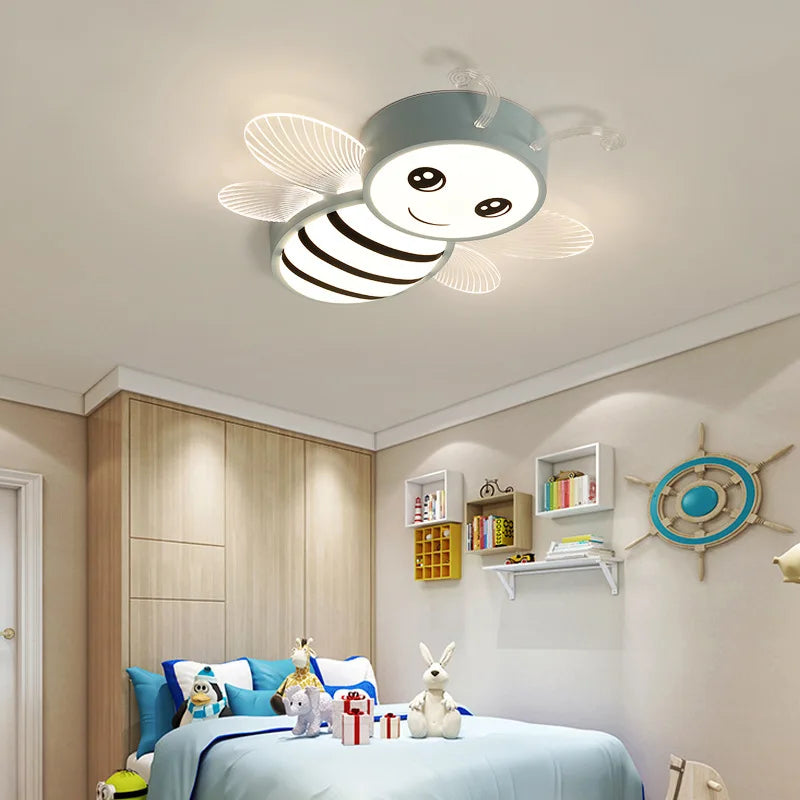lampe led intelligente en forme d'abeille avec intensité réglable - vue 5 sur 9