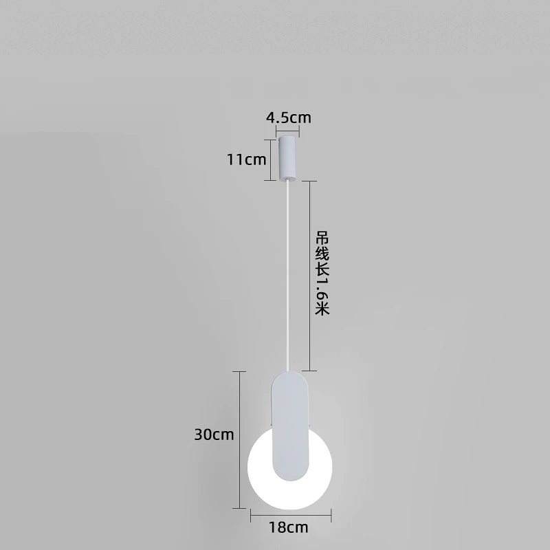 suspension moderne à led pour décoration intérieure élégante