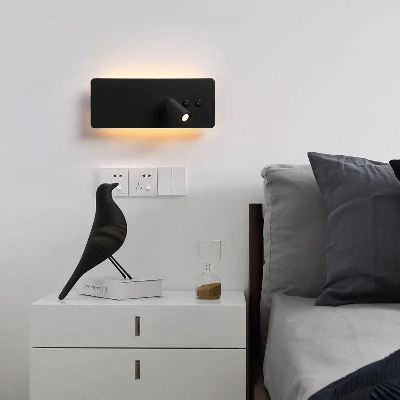 lustre led minimaliste avec interrupteur de projecteur déco - vue 5 sur 14