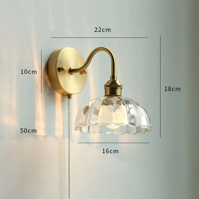 Applique murale LED cuivre moderne nordique - vue 4 sur 23
