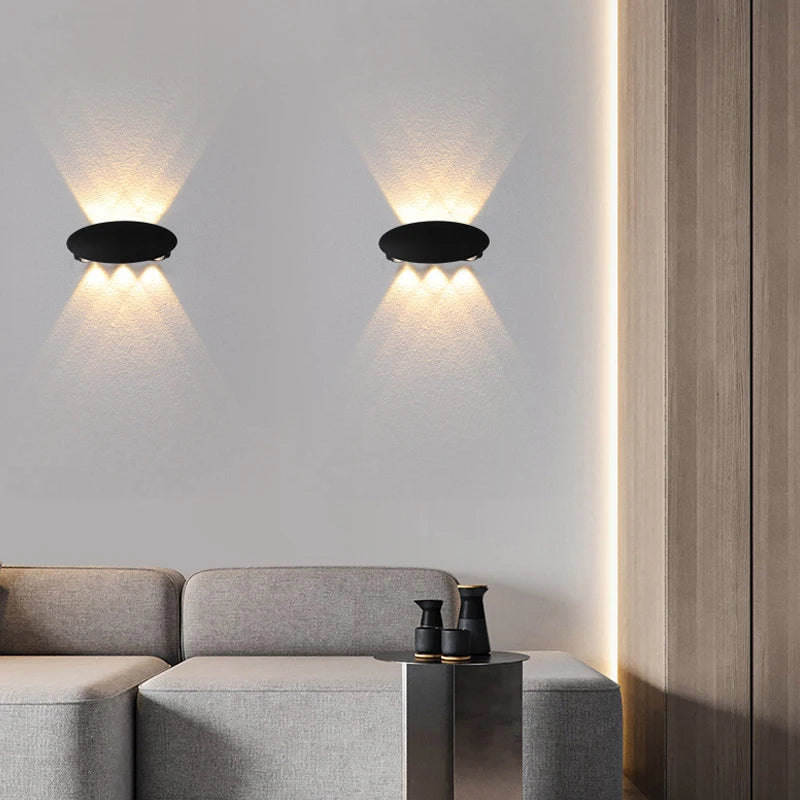 applique murale led moderne imperméable pour extérieur minimaliste