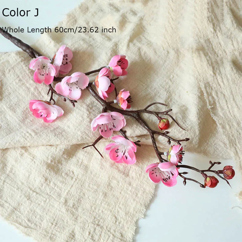 branche de fleurs artificielles de cerisier pour décoration automnale - vue 7 sur 17