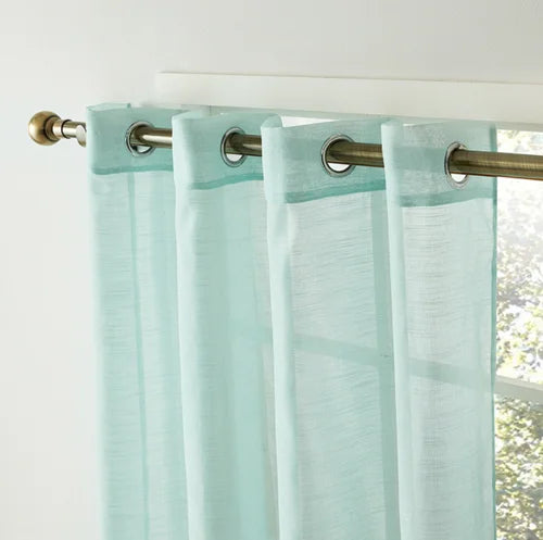 Voilage tulle translucide moderne sur mesure salon chambre - vue 9 sur 10