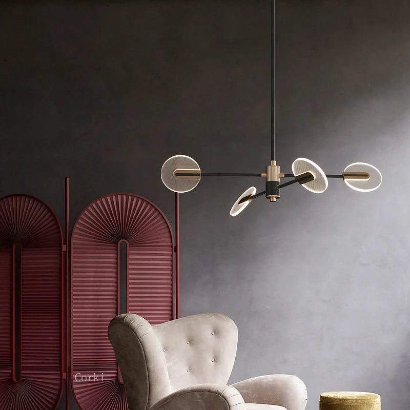 lustre moderne en acrylique design nordique pour une décoration élégante