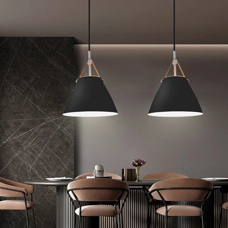 lampe led suspendue design nordique moderne décorative
