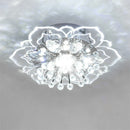 lampe en cristal fleurs lustre éclairage intérieur luminaires colorés