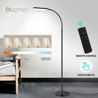 lampadaire led moderne avec interrupteur tactile et télécommande