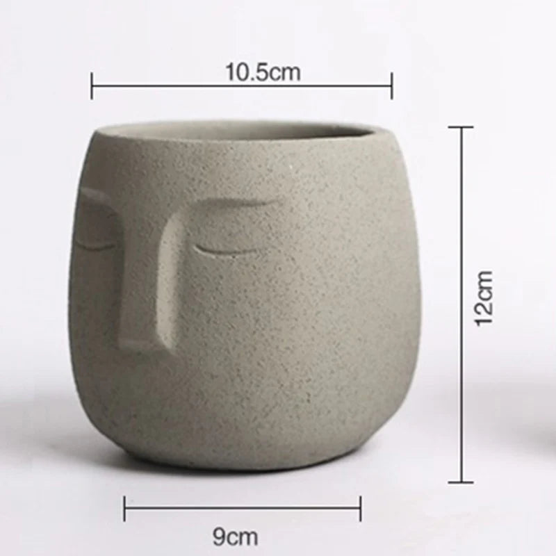 moule en silicone pour pot de fleurs design créatif - vue 8 sur 8
