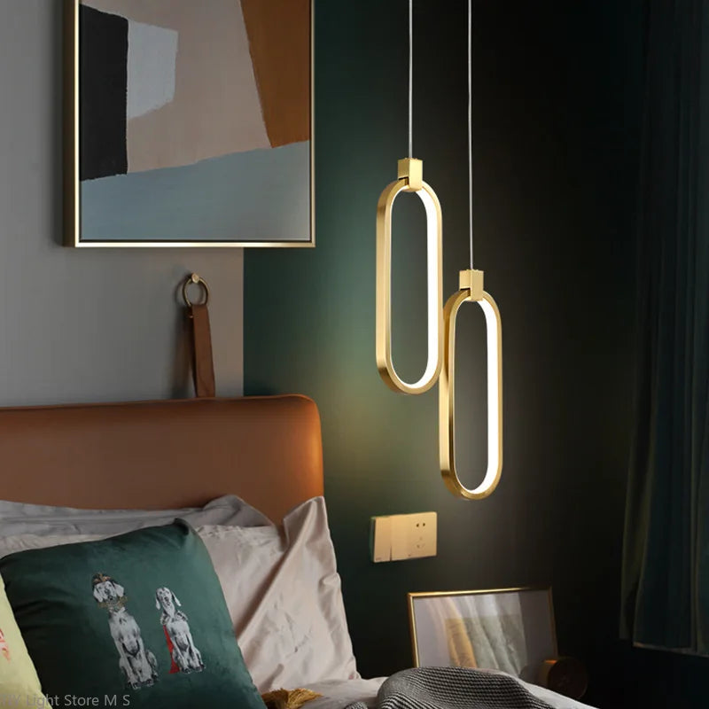 Suspension LED design nordique moderne pour intérieur
