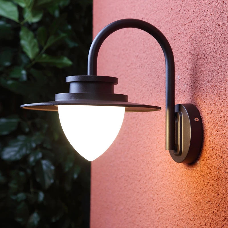 Applique murale extérieure lampe de terrasse 110V décoration éclairage étanche porche jardin porche décoration porte d'entrée terrasse applique murale - vue 6 sur 7