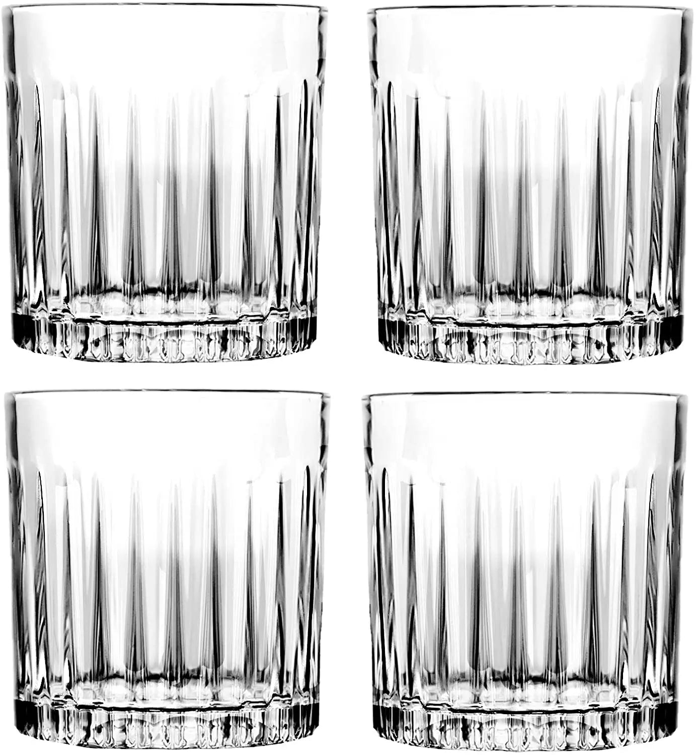 Lot de 4 verres whisky épais old fashioned