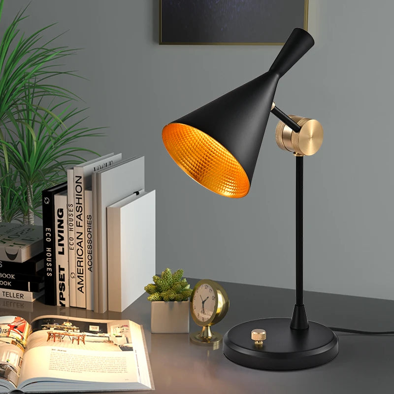 lampe de chevet créative style rétro industriel pour intérieur - vue 5 sur 7