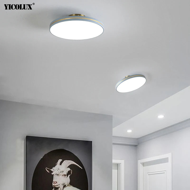 Rotatif À Distance Gradation 	 Moderne LED Lustre Lumières Salon Étude Chambre Allée Couloir Appartements Lampes Éclairage Intérieur - vue 6 sur 12