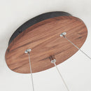 Lustre en noyer pour salon