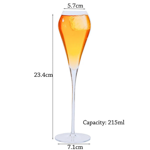 Flutes a champagne design elegant verre souffle main
