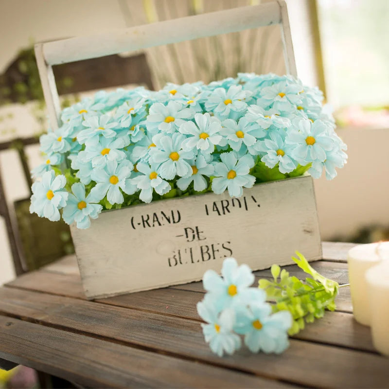 bouquet de fleurs artificielles marguerite pour décoration automnale - vue 6 sur 11