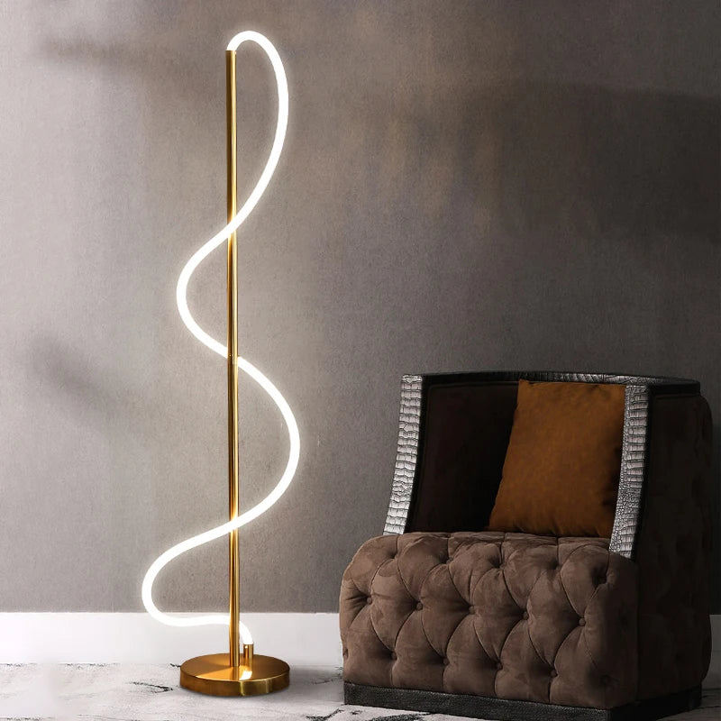 LED postmoderne musique Notes LED lumière lampadaire foyer étude - vue 6 sur 21