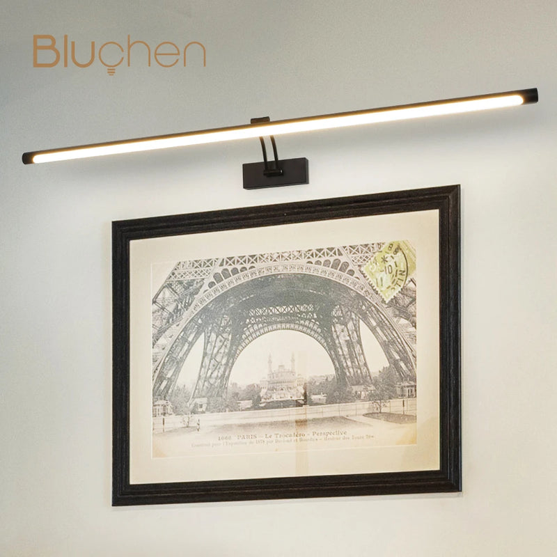 applique murale led moderne pour miroir intérieure longue lumière
