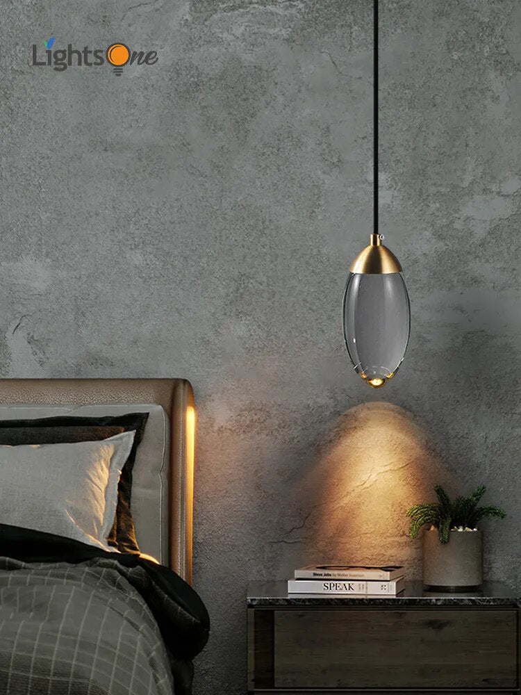 Suspension cuivre lumière luxe cristal petites - vue 3 sur 7