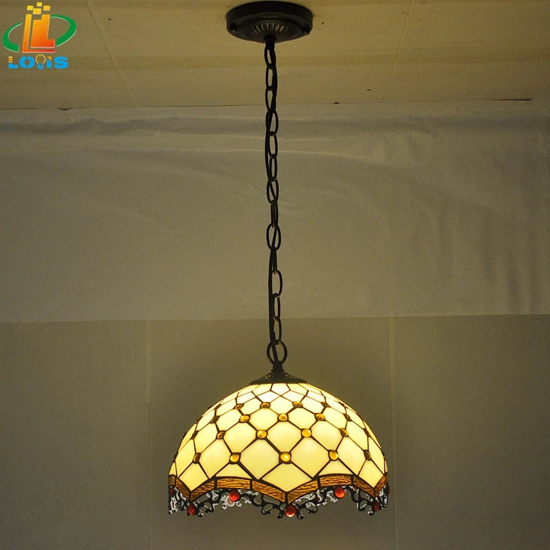 suspension en perles de cristal dragon européen design vintage élégant - vue 5 sur 6