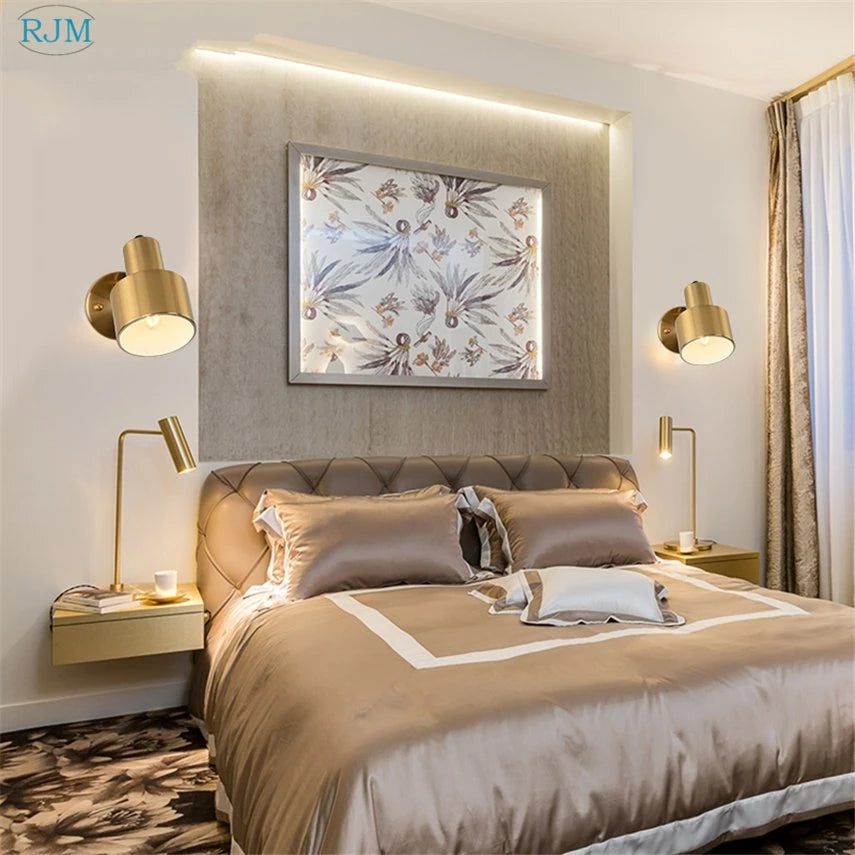 Applique murale led fer nordique moderne simple - vue 6 sur 6