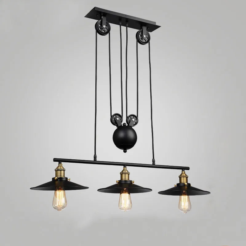gzmj suspension vintage en métal décor industriel