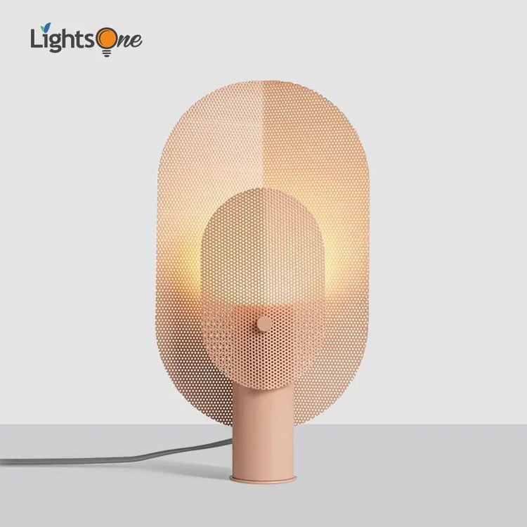 Lampe de table nordique post-moderne minimaliste en fer forgé