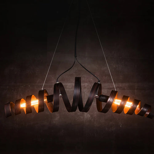 suspension vintage moderne en fer forgé pour intérieur
