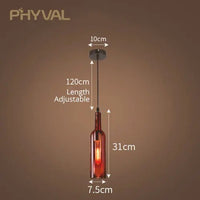 suspension led bouteille vin déco noël veilleuse