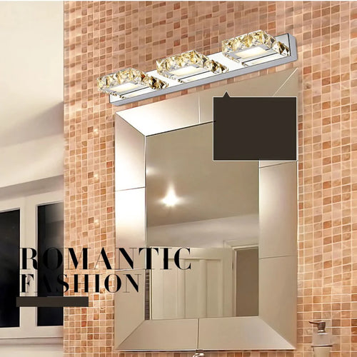 applique murale led moderne en cristal pour décoration