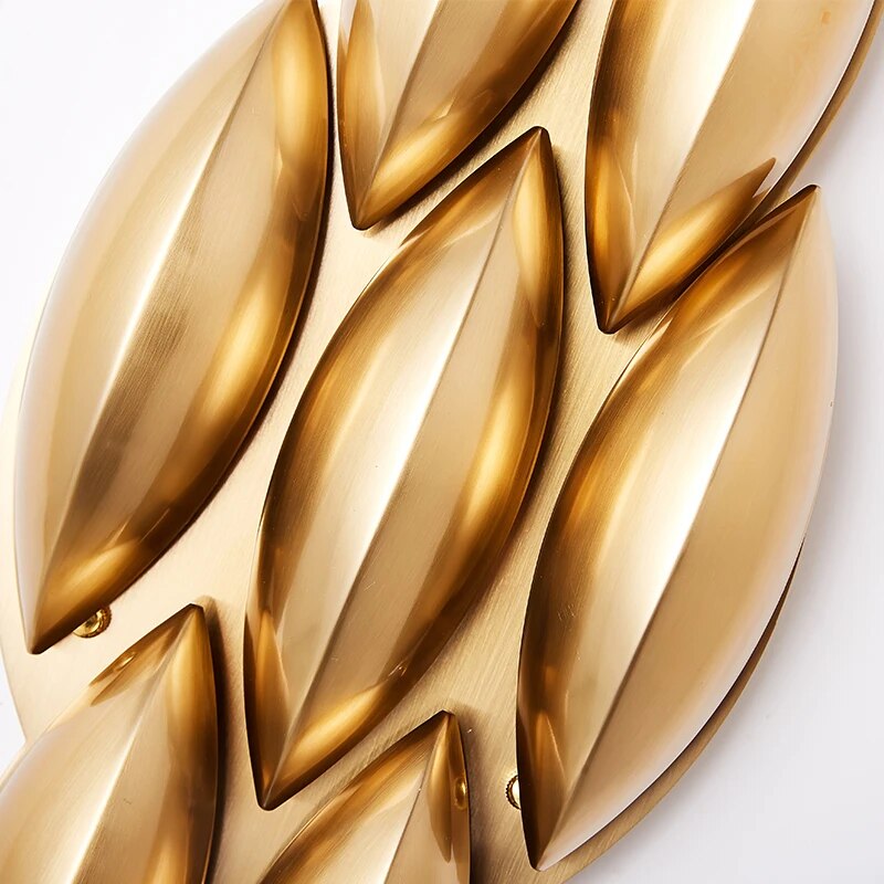Applique murale luxe dorée postmoderne - vue 5 sur 6