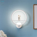 Applique murale led moderne fer chaud