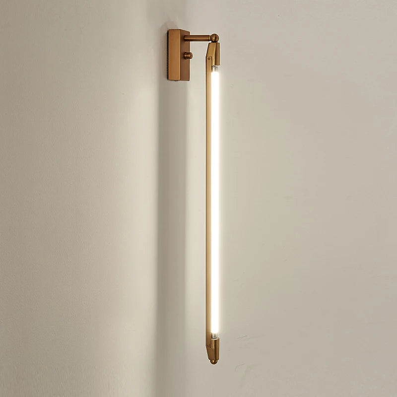 Applique murale moderne t5 led rotation style loft industriel