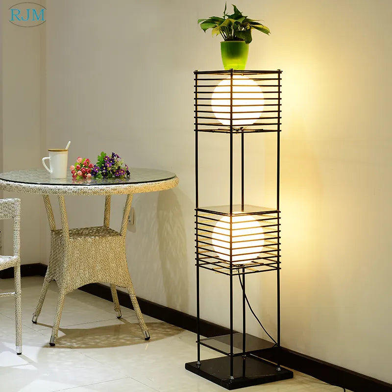 Lampadaire créatives modernes nordiques pour étude salon chambre - vue 2 sur 9