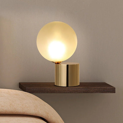 Lampe de bureau LED rétro en cuivre pour étude et travail