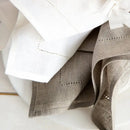Serviette de table lot de six lin brodé