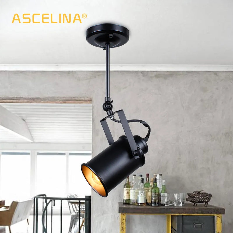 Nouvelle suspension industrielle Vintage Loft suspension projecteurs Suspension américaine lampe à LED Restaurant café bar décoration