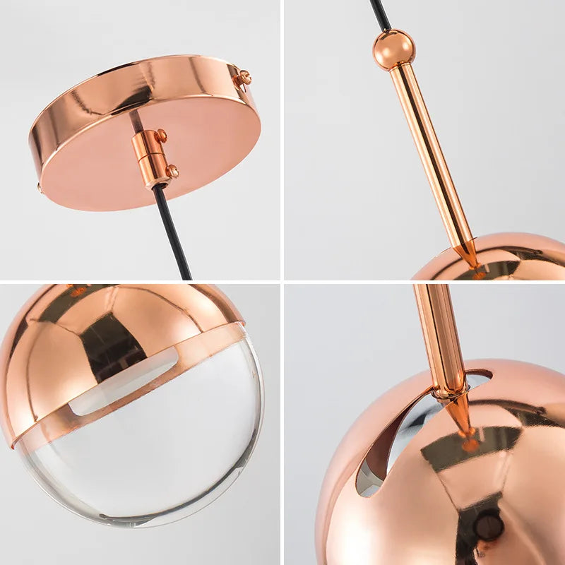 Seeddesign DORA verre suspension lumières nordique LED suspension pour salle à manger Luminaire moderne maison Loft décor industriel E27