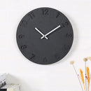 horloge murale numérique en bois design moderne décoration intérieure silencieuse