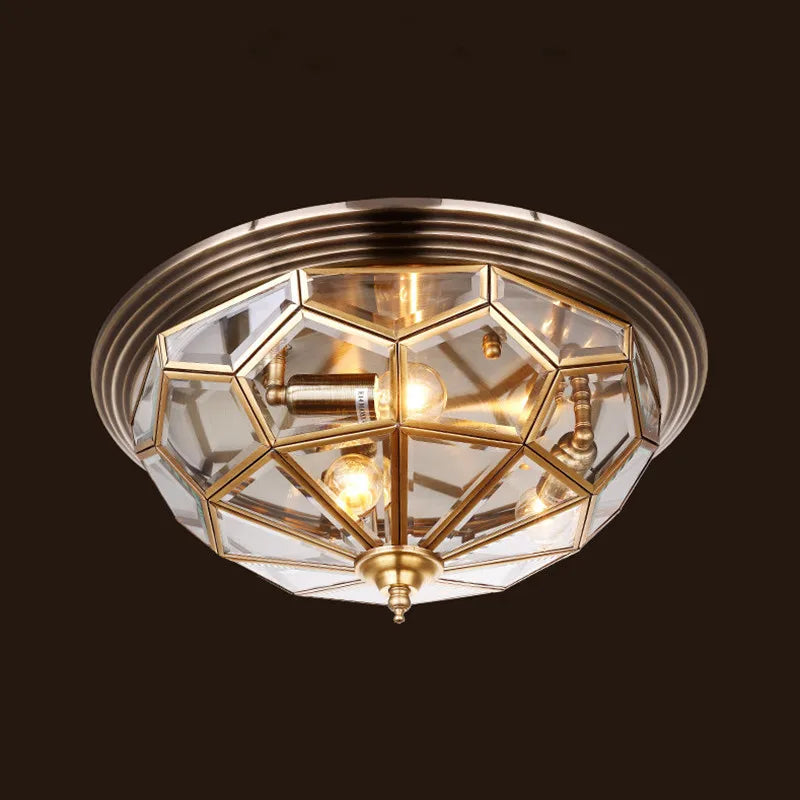 plafonnier en cuivre design pour intérieur moderne élégant - vue 4 sur 6