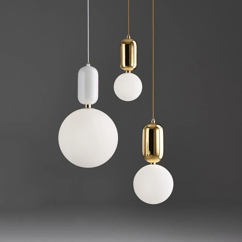gzmj moderne globe en verre suspension pour cuisine