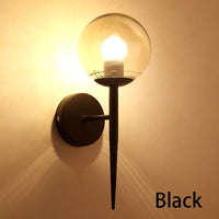 applique murale led boule verre moderne décoration intérieure nordique salon couloir