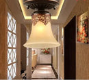 plafonnier Verre Vintage LED éclairage à la maison salon luminaires Luminaire lampara De Techo