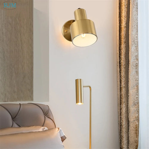 Applique murale led fer nordique moderne simple