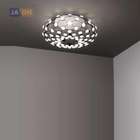 plafonnier led postmoderne en fer acrylique design élégant