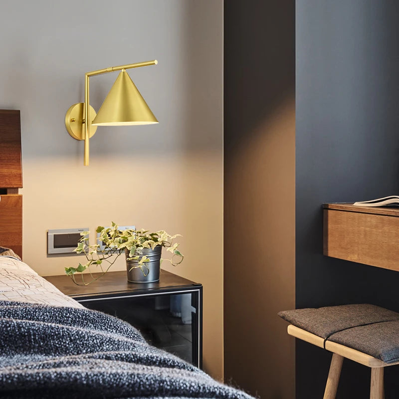 applique murale rotative de luxe moderne et simple - vue 4 sur 8