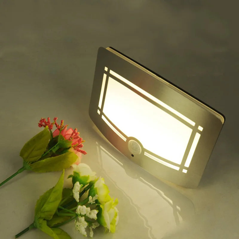 applique murale led avec détecteur de mouvement alimentée par batterie - vue 3 sur 5