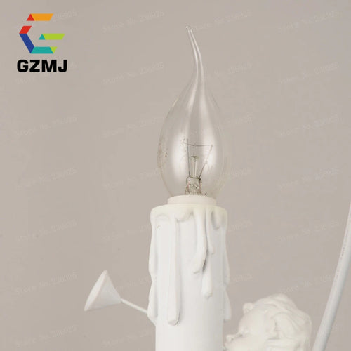 suspension rétro américaines résine bougie blanche décoration maison