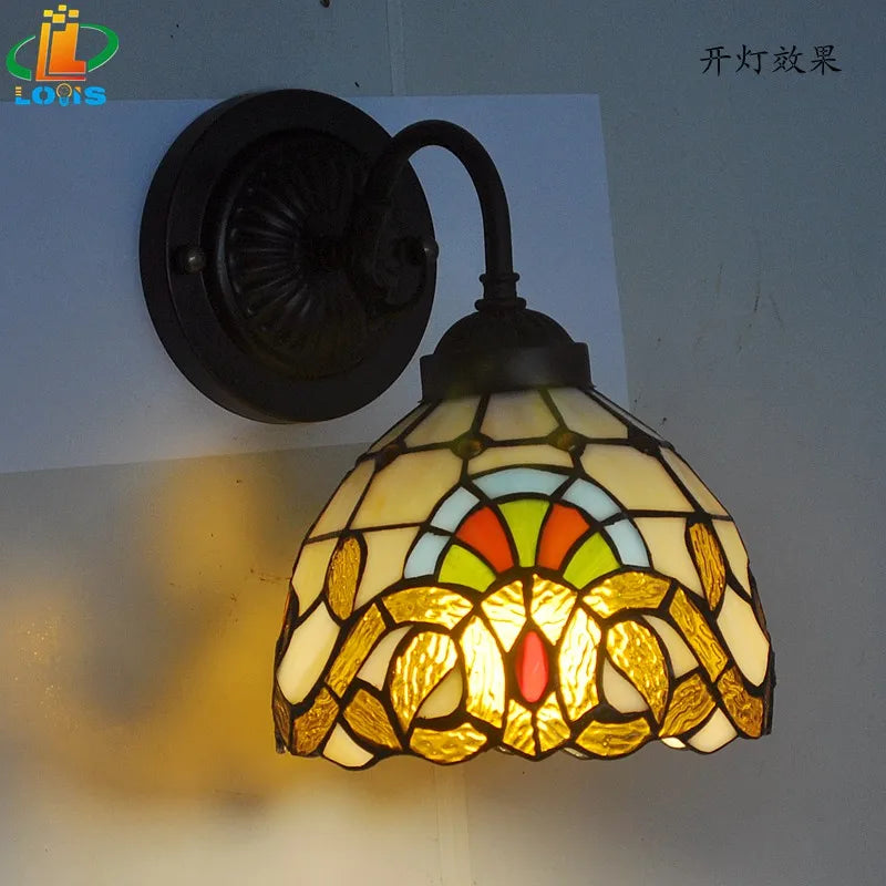 applique murale led de style baroque européen éclairage décoratif intérieur - vue 5 sur 8