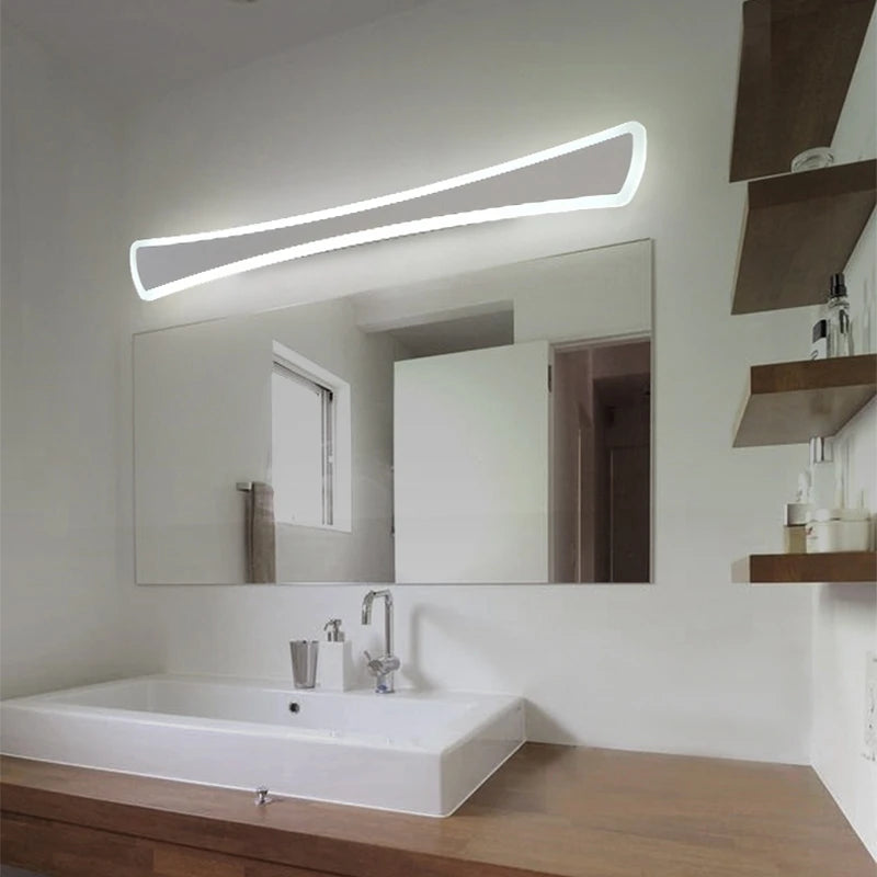 applique murale moderne led pour miroir déco luminaires maison - vue 3 sur 6